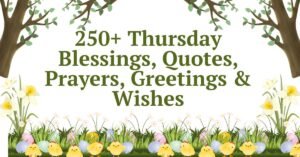 250+ Thursday Blessings, Quotes, Prayers, Greetings & Wishes